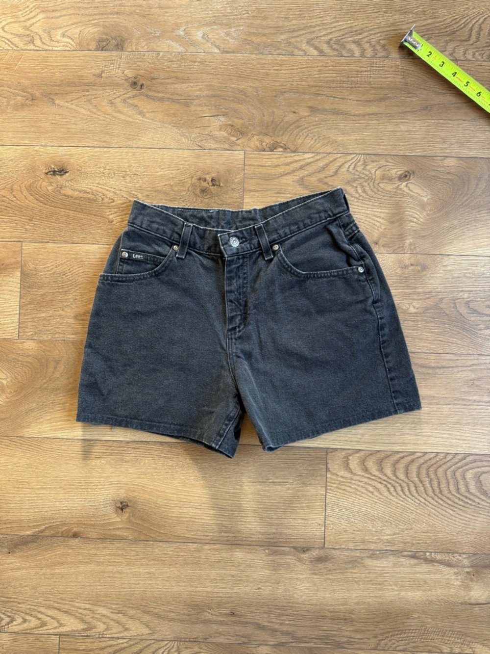 Lee Black Denim Shorts